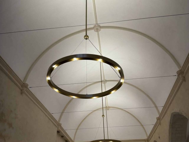 Restauration corniche et voute en plâtre